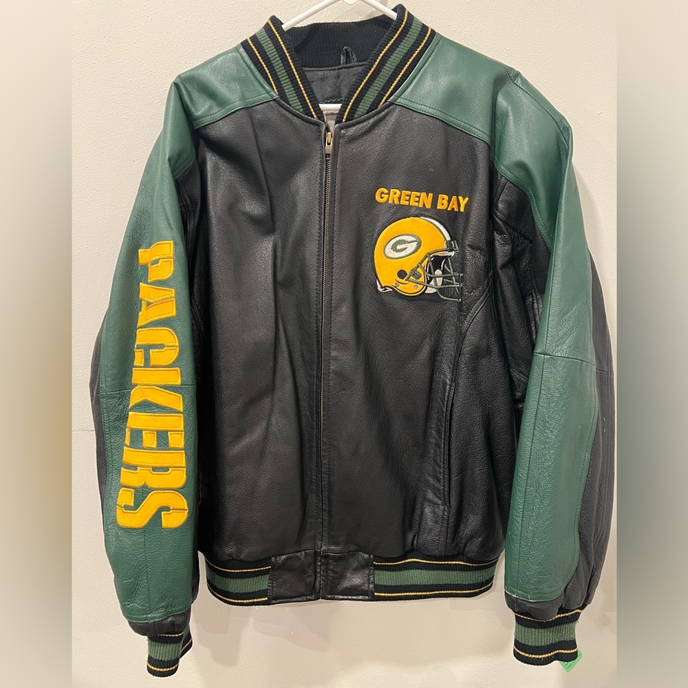 Vintage Leather Packers bomber 58 Sports